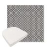 Picture of Yardly Hydrangea | Boxed Contoured Outdoor Dining Chair Seat Cushions - Sunbrella© Fabric
