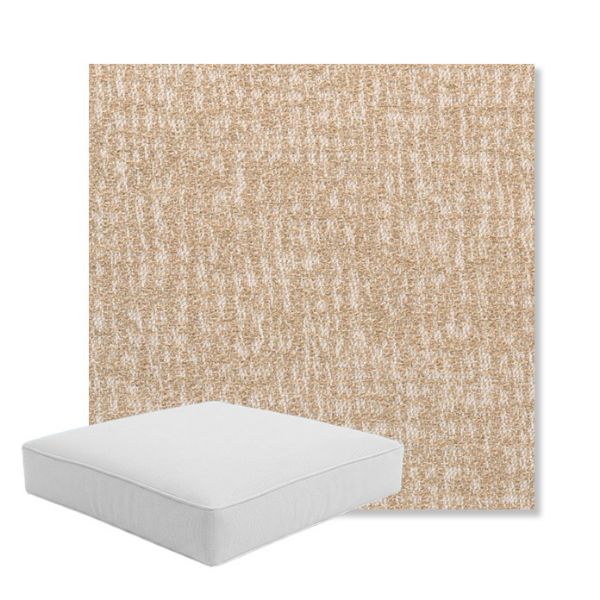 Picture of Abstraction Camel | Boxed Square Outdoor Seat Cushion - Sunbrella© Fabric