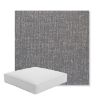 Picture of Abstraction Denim | Boxed Square Outdoor Seat Cushion - Sunbrella© Fabric