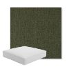 Picture of Abstraction Juniper | Boxed Square Outdoor Seat Cushion - Sunbrella© Fabric