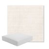 Picture of Ambrose Linen | Boxed Square Outdoor Seat Cushion - Sunbrella© Fabric