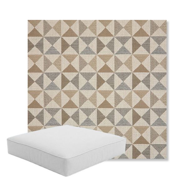 Picture of Array Dune | Boxed Square Outdoor Seat Cushion - Sunbrella© Fabric