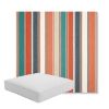 Picture of Ascend Tropical | Boxed Square Outdoor Seat Cushion - Sunbrella© Fabric