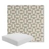 Picture of Assemble Mist | Boxed Square Outdoor Seat Cushion - Sunbrella© Fabric