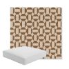 Picture of Assemble Teak | Boxed Square Outdoor Seat Cushion - Sunbrella© Fabric