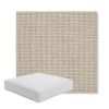 Picture of Bliss Sand | Boxed Square Outdoor Seat Cushion - Sunbrella© Fabric