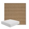 Picture of Boardwalk Carmel Corn | Boxed Square Outdoor Seat Cushion - Sunbrella© Fabric