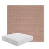 Picture of Boardwalk Taffy | Boxed Square Outdoor Seat Cushion - Sunbrella© Fabric