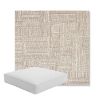 Picture of Boro Walnut | Boxed Square Outdoor Seat Cushion - Sunbrella© Fabric