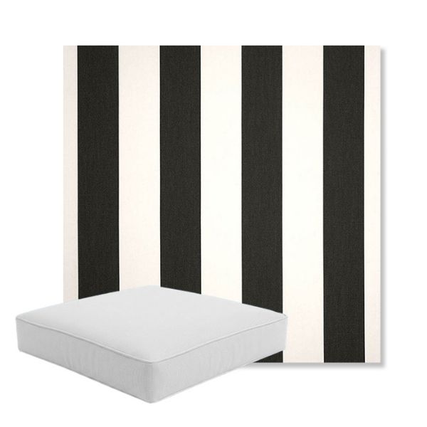 Picture of Cabana Classic | Boxed Square Outdoor Seat Cushion - Sunbrella© Fabric