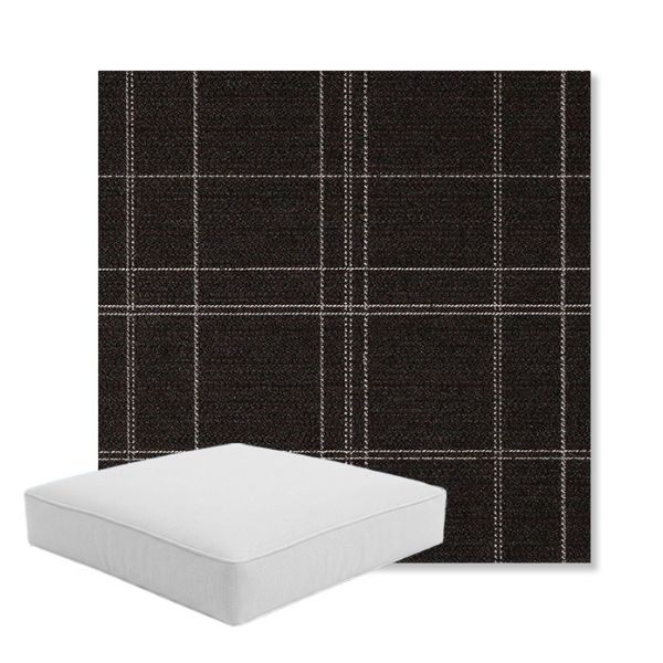Picture of Camper Boulder | Boxed Square Outdoor Seat Cushion - Sunbrella© Fabric