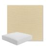 Picture of Canvas Antique Beige | Boxed Square Outdoor Seat Cushion - Sunbrella© Fabric