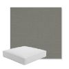 Picture of Canvas Charcoal | Boxed Square Outdoor Seat Cushion - Sunbrella© Fabric