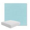 Picture of Canvas Mineral Blue | Boxed Square Outdoor Seat Cushion - Sunbrella© Fabric