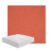 Picture of Canvas Persimmon | Boxed Square Outdoor Seat Cushion - Sunbrella© Fabric