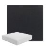Picture of Canvas Raven Black | Boxed Square Outdoor Seat Cushion - Sunbrella© Fabric