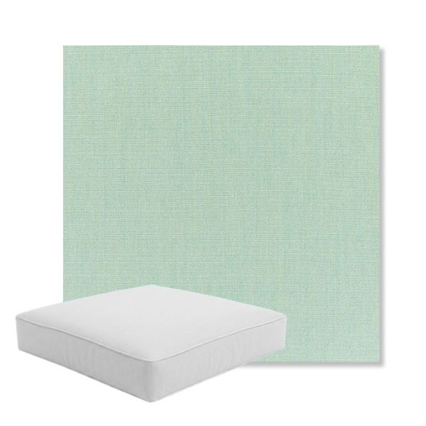 Picture of Canvas Spa | Boxed Square Outdoor Seat Cushion - Sunbrella© Fabric
