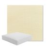 Picture of Canvas Vellum | Boxed Square Outdoor Seat Cushion - Sunbrella© Fabric