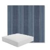 Picture of Carlo Denim | Boxed Square Outdoor Seat Cushion - Sunbrella© Fabric