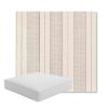 Picture of Carlo Graphite | Boxed Square Outdoor Seat Cushion - Sunbrella© Fabric