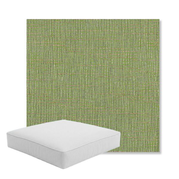 Picture of Cassava Spring | Boxed Square Outdoor Seat Cushion - Sunbrella© Fabric