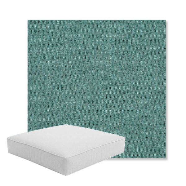 Picture of Cast Breeze | Boxed Square Outdoor Seat Cushion - Sunbrella© Fabric