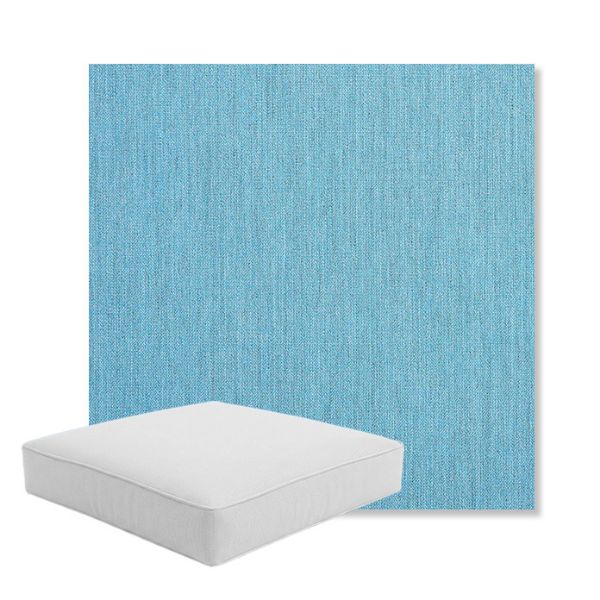 Picture of Cast Horizon | Boxed Square Outdoor Seat Cushion - Sunbrella© Fabric