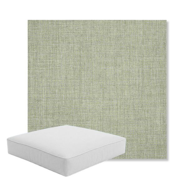 Picture of Cast Oasis | Boxed Square Outdoor Seat Cushion - Sunbrella© Fabric