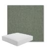 Picture of Cast Sage | Boxed Square Outdoor Seat Cushion - Sunbrella© Fabric