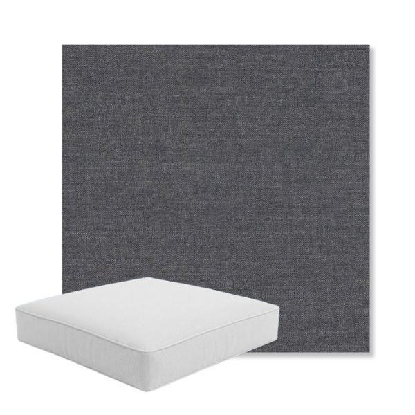 Picture of Cast Twilight | Boxed Square Outdoor Seat Cushion - Sunbrella© Fabric