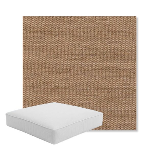 Picture of Charmer Desert | Boxed Square Outdoor Seat Cushion - Sunbrella© Fabric