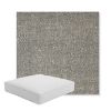 Picture of Chartres Graphite | Boxed Square Outdoor Seat Cushion - Sunbrella© Fabric