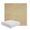 Picture of Chartres Hemp | Boxed Square Outdoor Seat Cushion - Sunbrella© Fabric