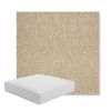 Picture of Chartres Malt | Boxed Square Outdoor Seat Cushion - Sunbrella© Fabric