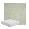 Picture of Chartres Mist | Boxed Square Outdoor Seat Cushion - Sunbrella© Fabric