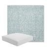 Picture of Chartres Opal | Boxed Square Outdoor Seat Cushion - Sunbrella© Fabric
