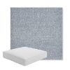 Picture of Chartres Rainfall | Boxed Square Outdoor Seat Cushion - Sunbrella© Fabric