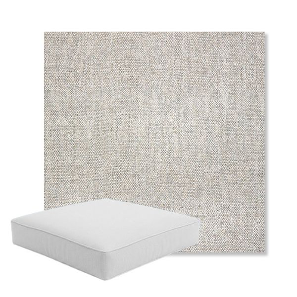 Picture of Chartres Silk | Boxed Square Outdoor Seat Cushion - Sunbrella© Fabric