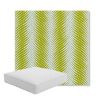 Picture of Clock Out Frond | Boxed Square Outdoor Seat Cushion - Sunbrella© Fabric