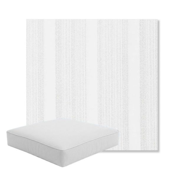 Picture of Compose Linen | Boxed Square Outdoor Seat Cushion - Sunbrella© Fabric