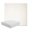 Picture of Crush Snow | Boxed Square Outdoor Seat Cushion - Sunbrella© Fabric
