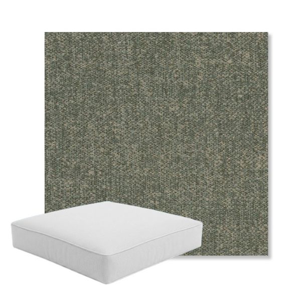 Picture of Dither Fern | Boxed Square Outdoor Seat Cushion - Sunbrella© Fabric