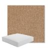 Picture of Dither Toffee | Boxed Square Outdoor Seat Cushion - Sunbrella© Fabric