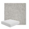 Picture of Dumont Dove | Boxed Square Outdoor Seat Cushion - Sunbrella© Fabric