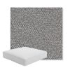 Picture of Dumont Slate | Boxed Square Outdoor Seat Cushion - Sunbrella© Fabric