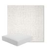 Picture of Dumont Snow | Boxed Square Outdoor Seat Cushion - Sunbrella© Fabric
