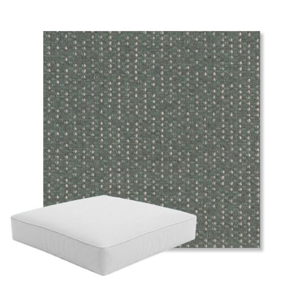 Picture of Dumont Spa | Boxed Square Outdoor Seat Cushion - Sunbrella© Fabric