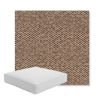 Picture of Dumont Taupe | Boxed Square Outdoor Seat Cushion - Sunbrella© Fabric