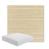 Picture of Dupione Sand | Boxed Square Outdoor Seat Cushion - Sunbrella© Fabric