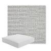 Picture of Embrace Pewter | Boxed Square Outdoor Seat Cushion - Sunbrella© Fabric